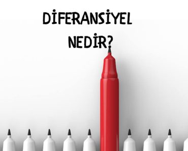 Diferansiyel Nedir? Diferansiyelin Görevi Nelerdir? Diferansiyel Nedir? Diferansiyelin Görevi Nelerdir?