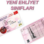 Yeni Ehliyet Sınıfları